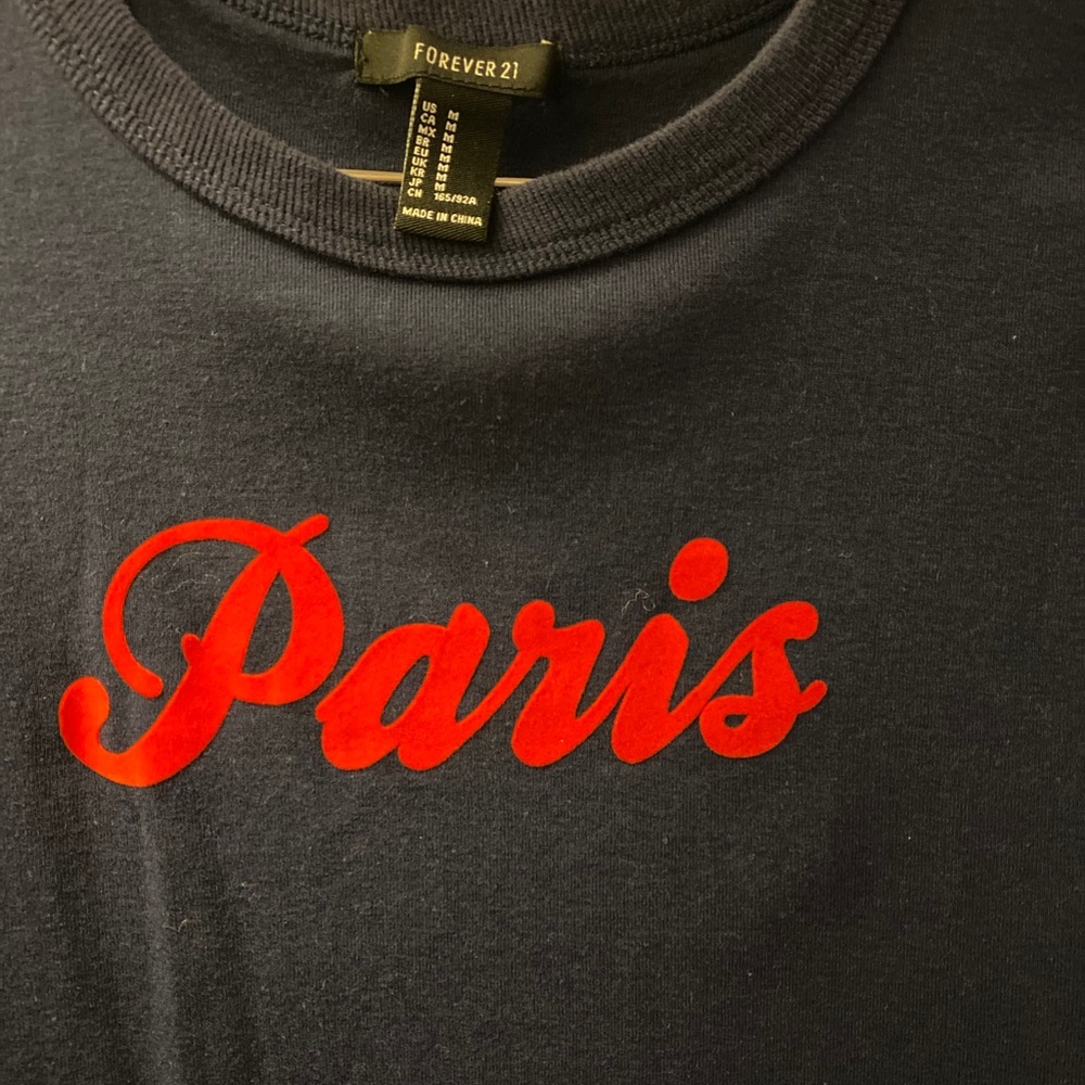 Paris crop top